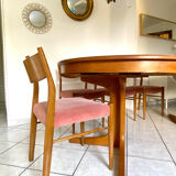 Extendable table in Scandinavian teak 70s