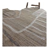 Woven jute and wool rug 240x170cm