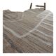 Woven jute and wool rug 240x170cm