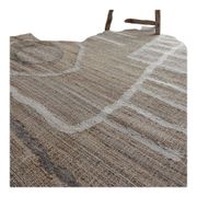 Woven jute and wool rug 240x170cm