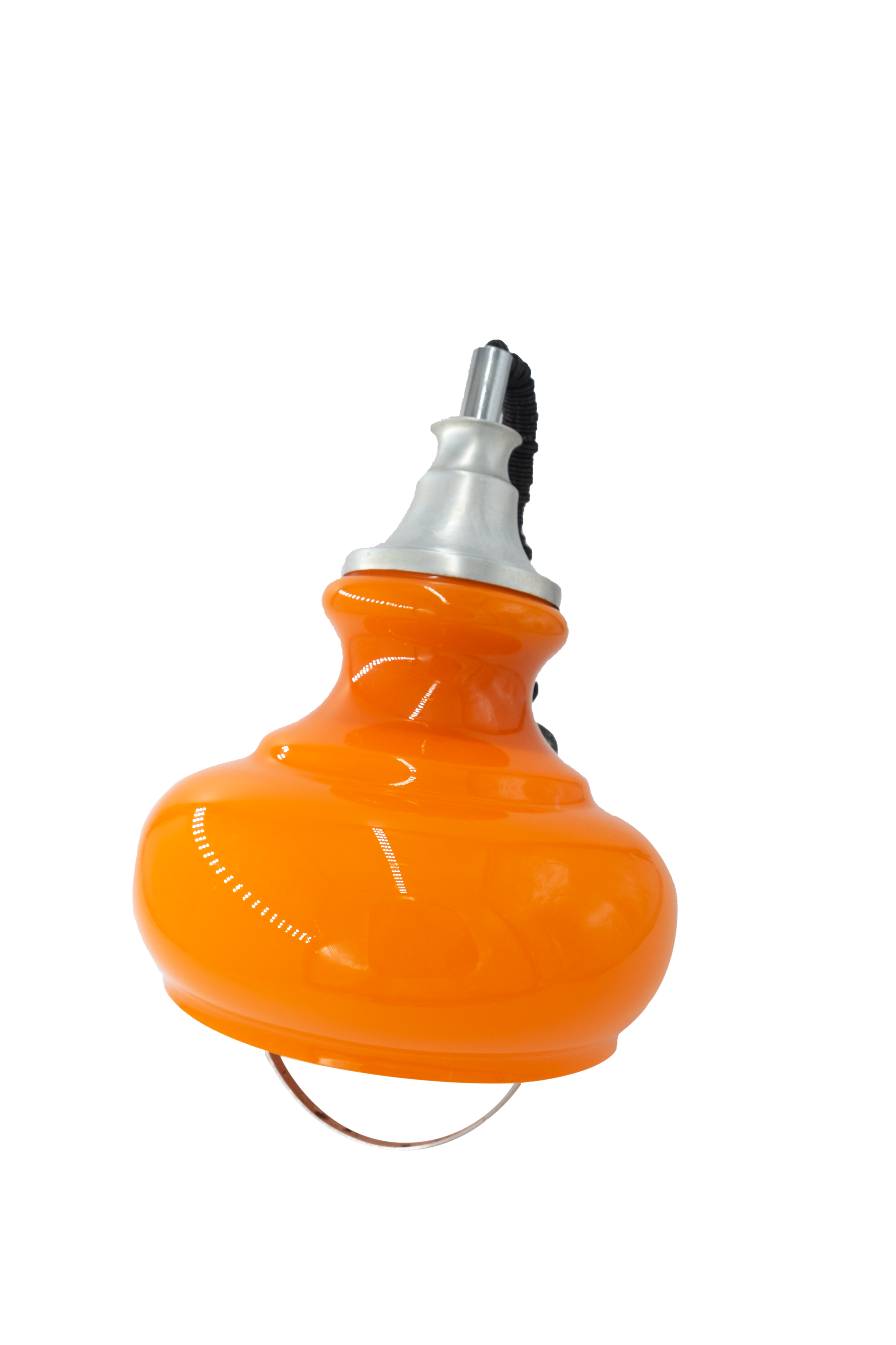 Space Age Opaline Glass Pendant Light