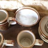 Vintage Stoneware Coffee Mugs