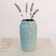 Scheurich Vase Turquoise Fat Lava, West Germany 1960s