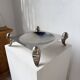 Silver-plated fruit bowl