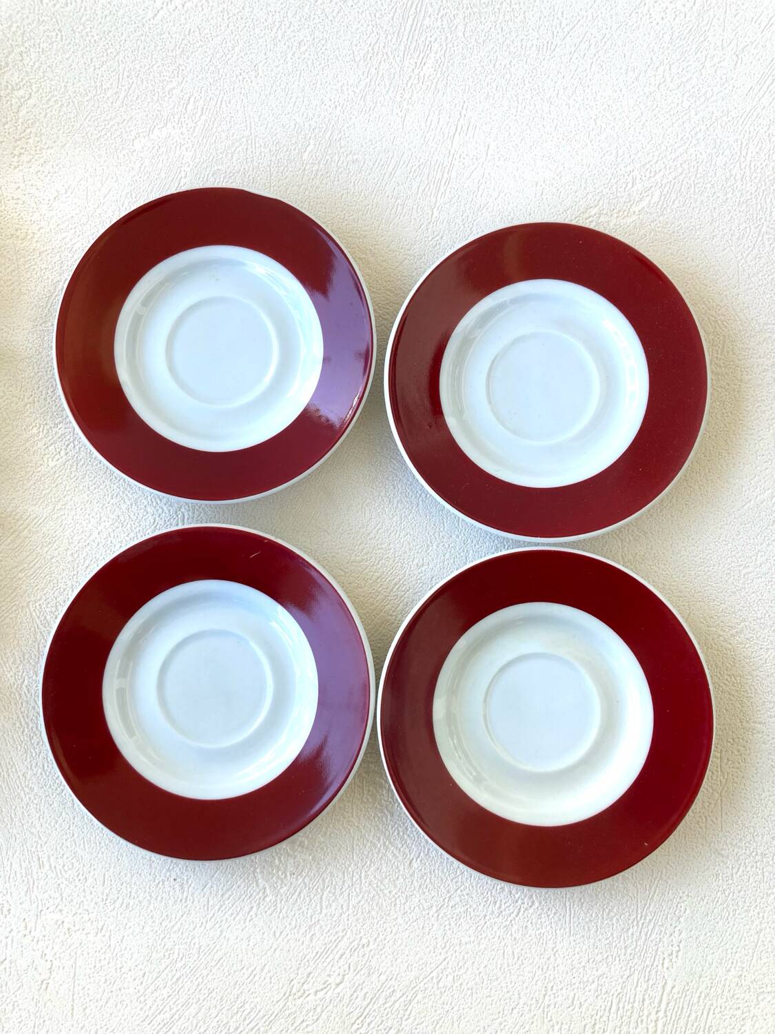 4 Maxim's de Paris coffee cups and saucers