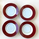 4 Maxim's de Paris coffee cups and saucers