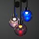 Space Age chandelier, Murano glass, 1970s, made in Italy