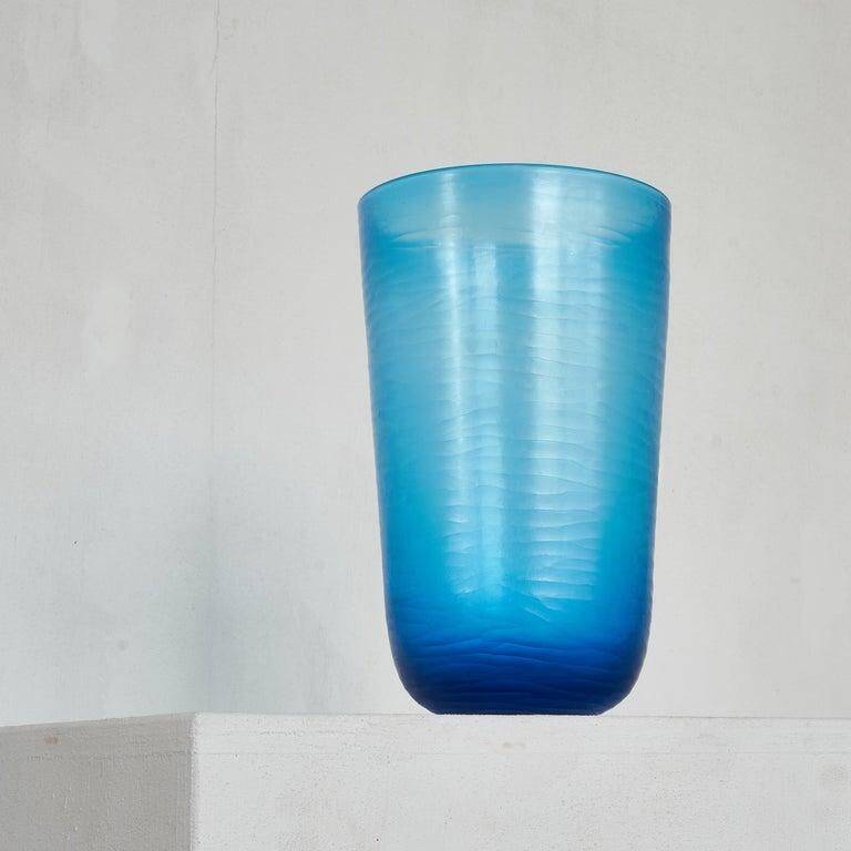 Murano glass art vase 'Battuto', Salviati, 1960s