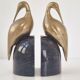 Pair of vintage 1970s heron bookends