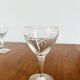 7 verres à vin blanc ciselés art deco années 20/30