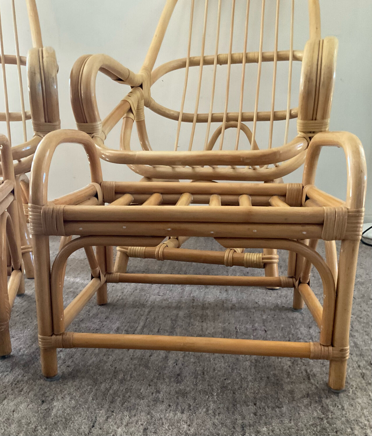 Rattan ensemble from the 70s