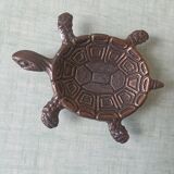 Cendrier tortue laiton