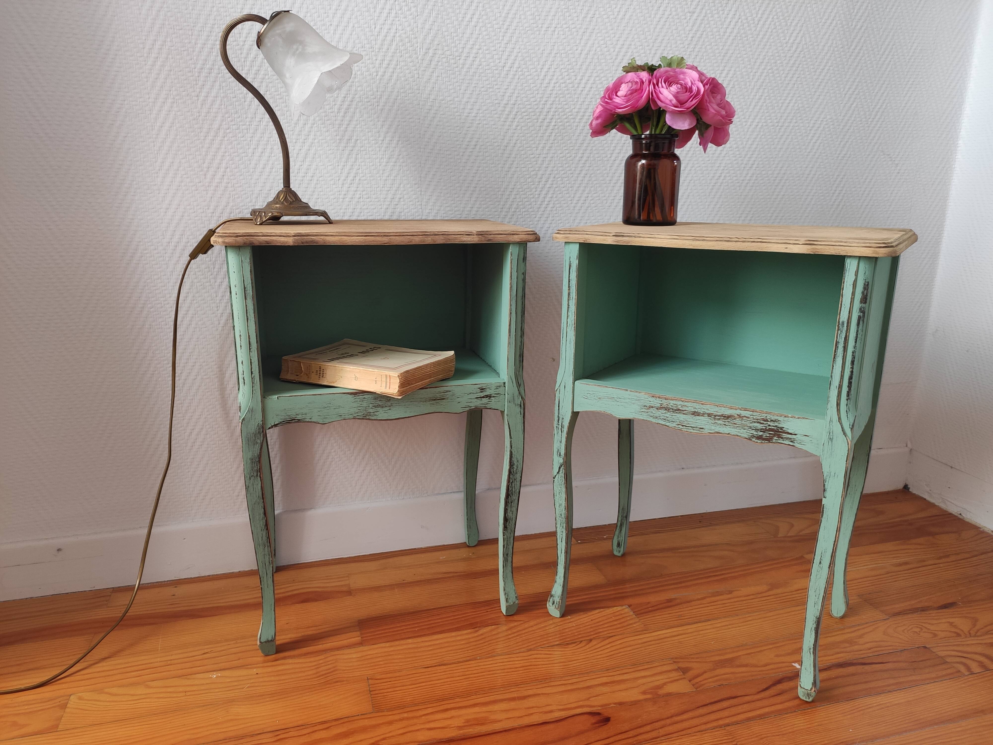 Weathered nightstands