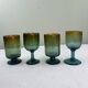 Blown glass goblets