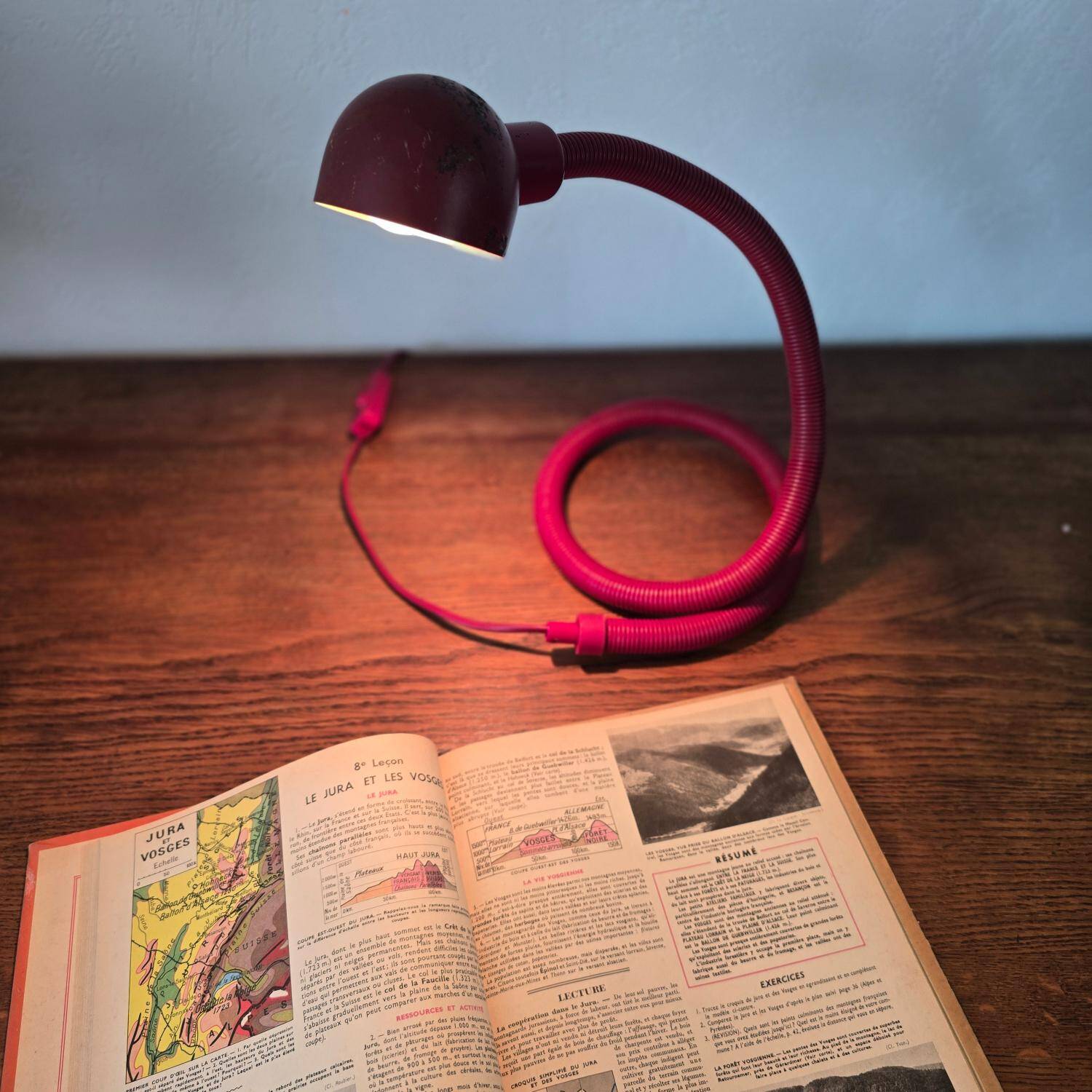 Hebi table lamp by Isao Hosoe for Valenti, 1970s/1980s