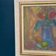 Swedish Oil on Panel – “Floral Still Life” by Hjalmar Eldh (1881–1953) – Signed – Vintage & Framed