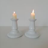 Vintage ceramic candle holders