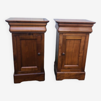 Two beautiful nightstands cherry wood bedside table