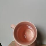 Vintage pastel salmon pink mug kilncraft stl england