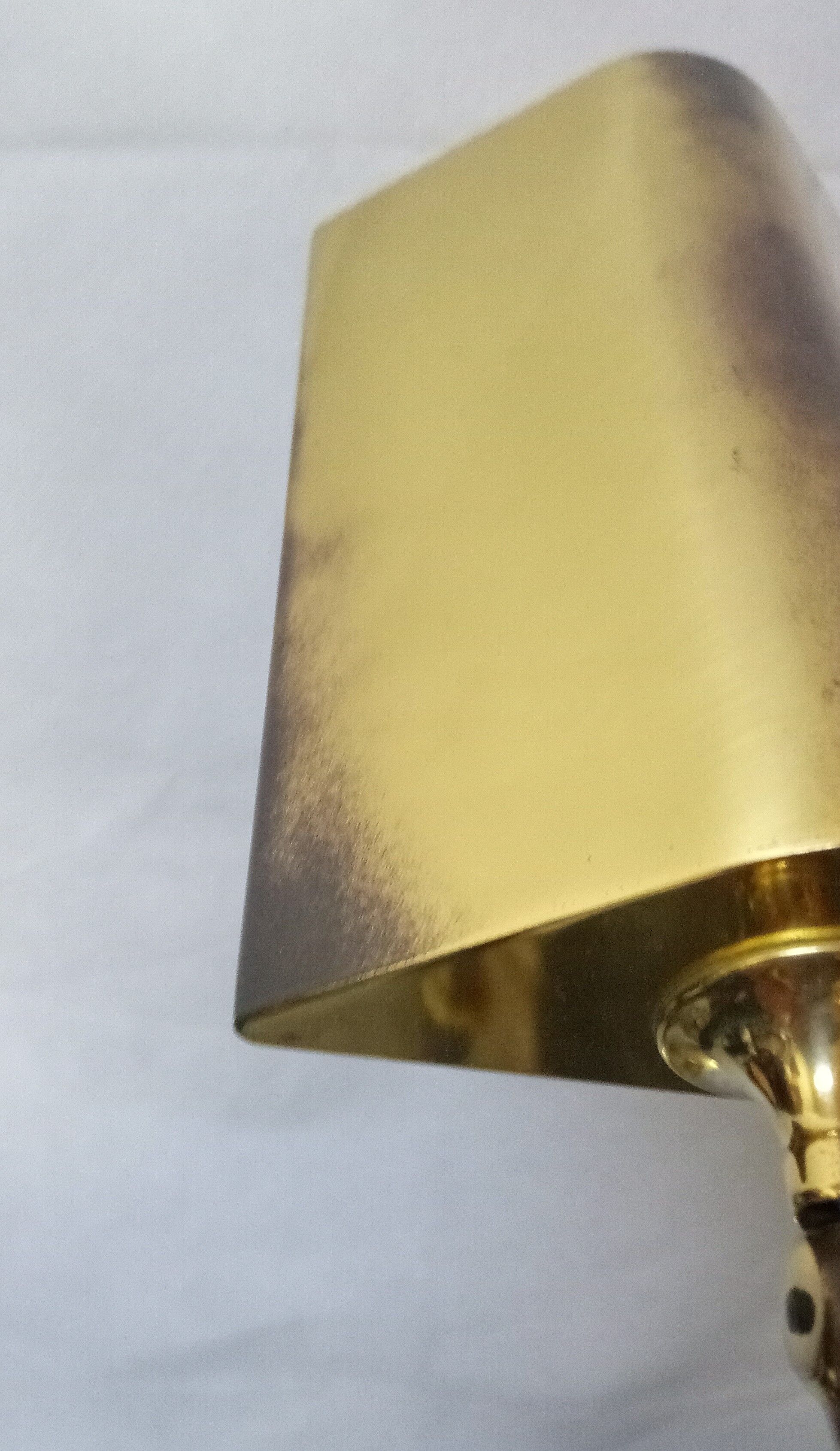 adjustable brass floor lamp by Florian Schulz for Interline, germany 70s
