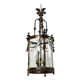 Monumental vestibule lantern in bronze, Louis XVI style - 19th century