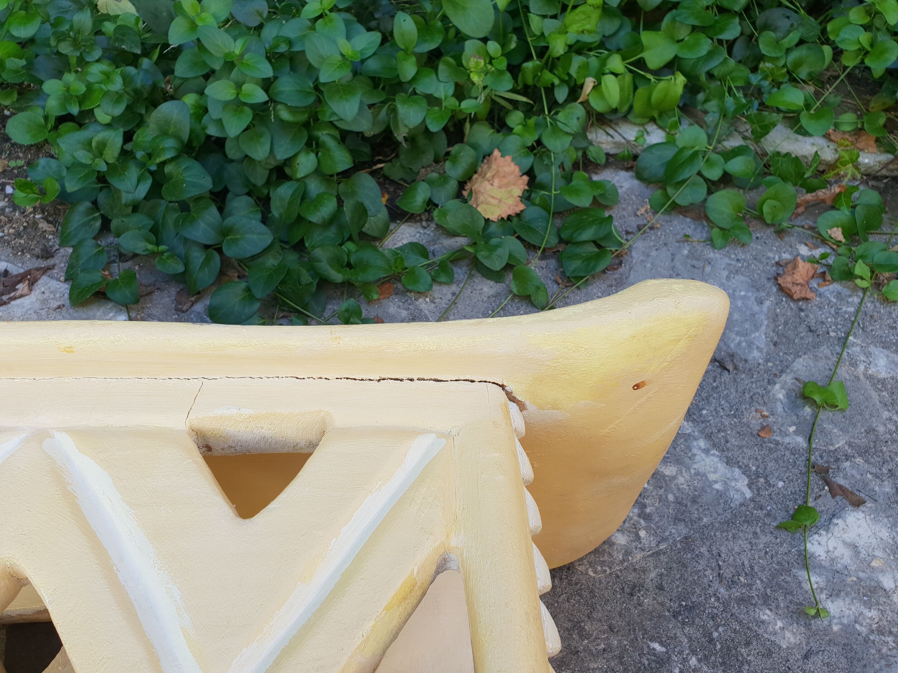 Pair of Africanist art deco stools