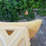 Pair of Africanist art deco stools