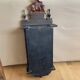 Pendule regulator 31 tage acier inoxydable bois, bronze, verre - xxe siècle