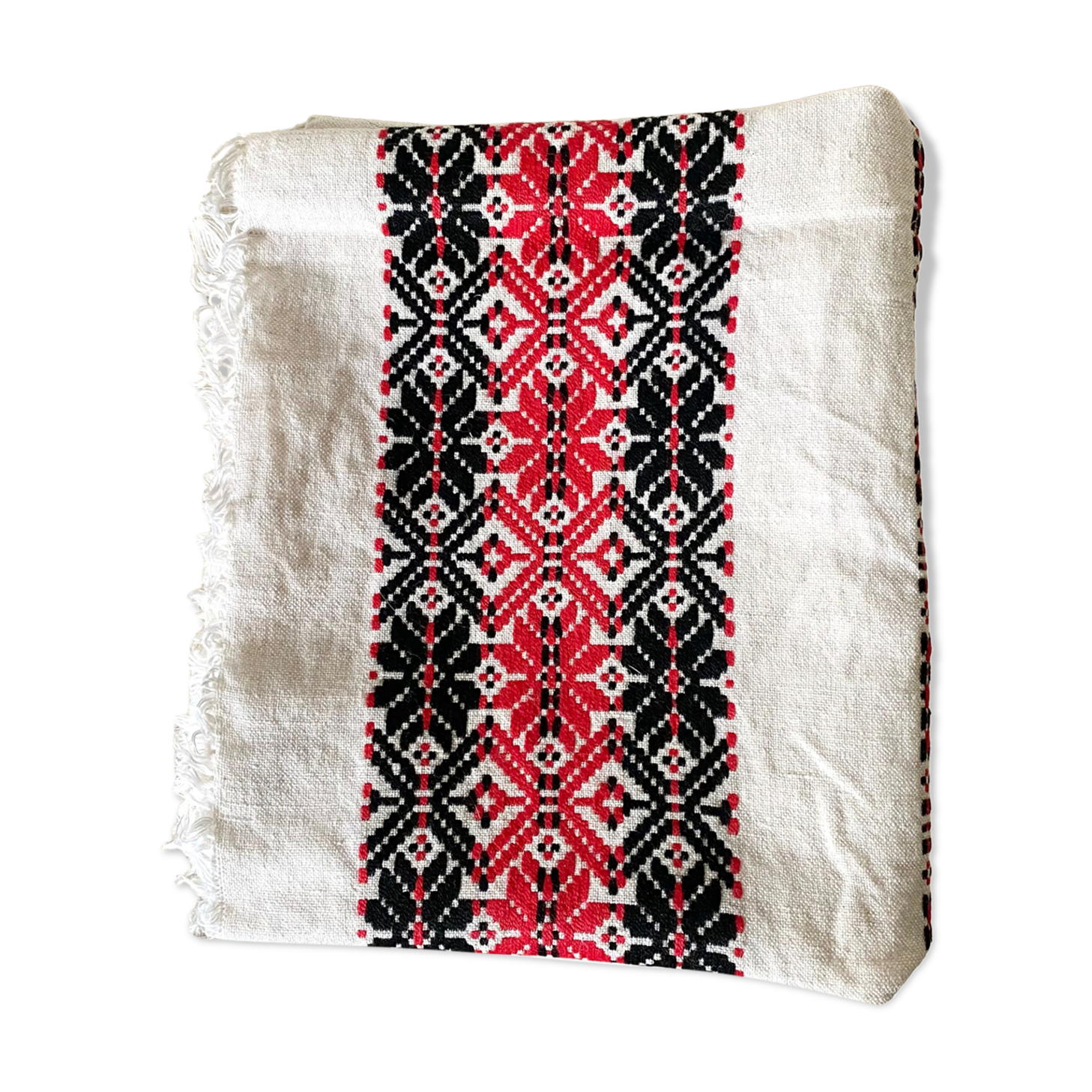 Woven cotton centerpiece 40 X 86