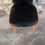 Black skai chair