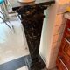 Important pair of Art Deco columns in black marble