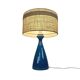 Kastrup Holmegaard - Jacob Bang - table lamp - Denmark - blue - 1960s