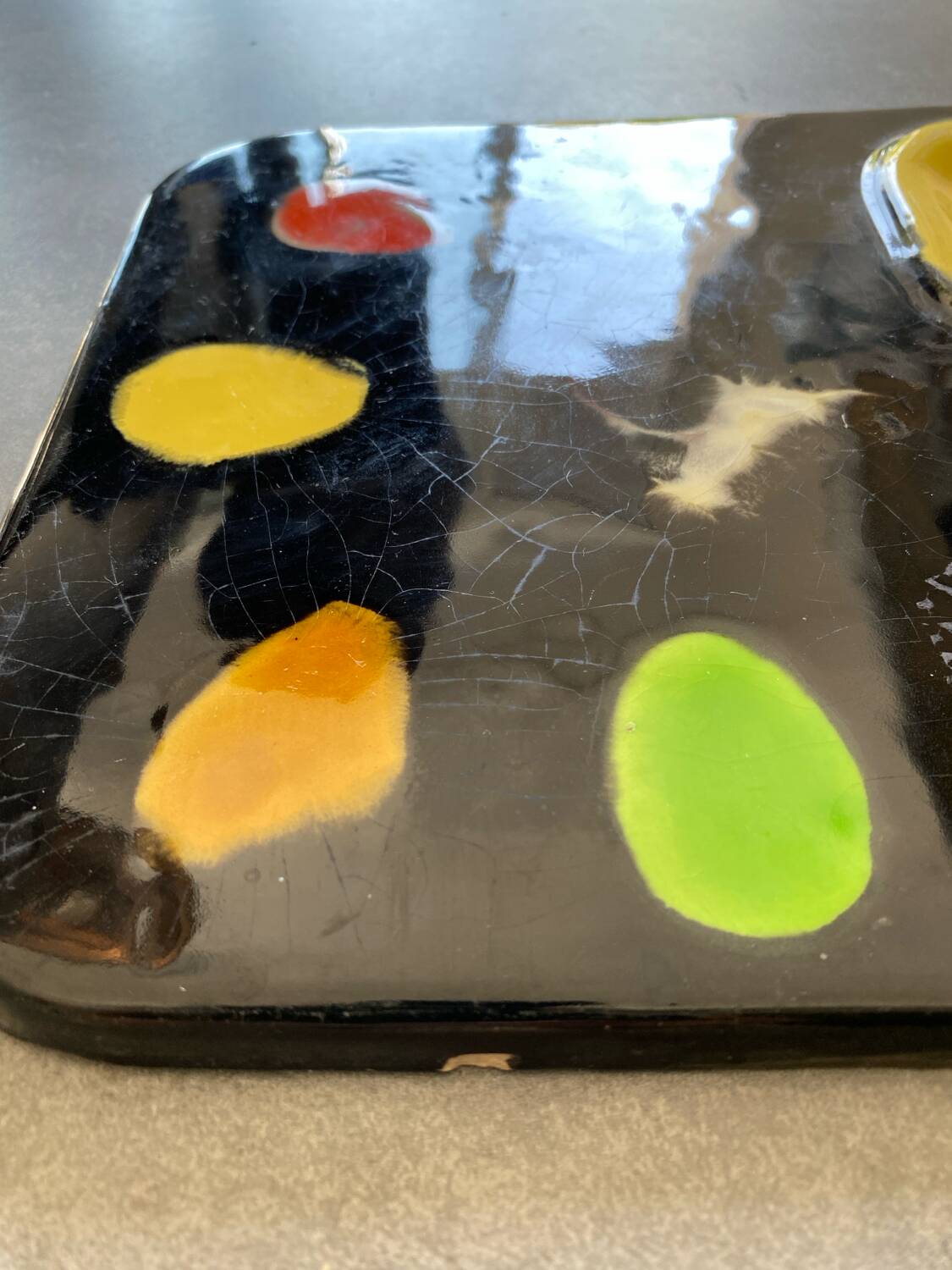 Plat palette de peinture