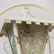 Painted wrought iron garden lamp, Italy, 1960s