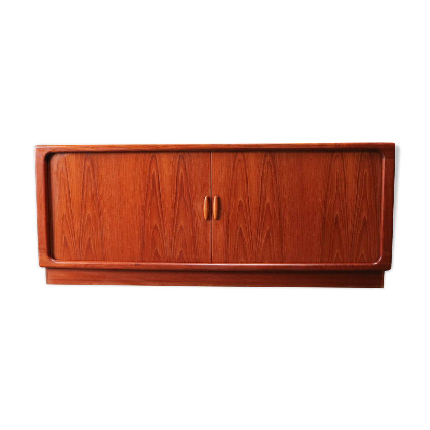 Dyrlund Denmark 1950s drum teak credence