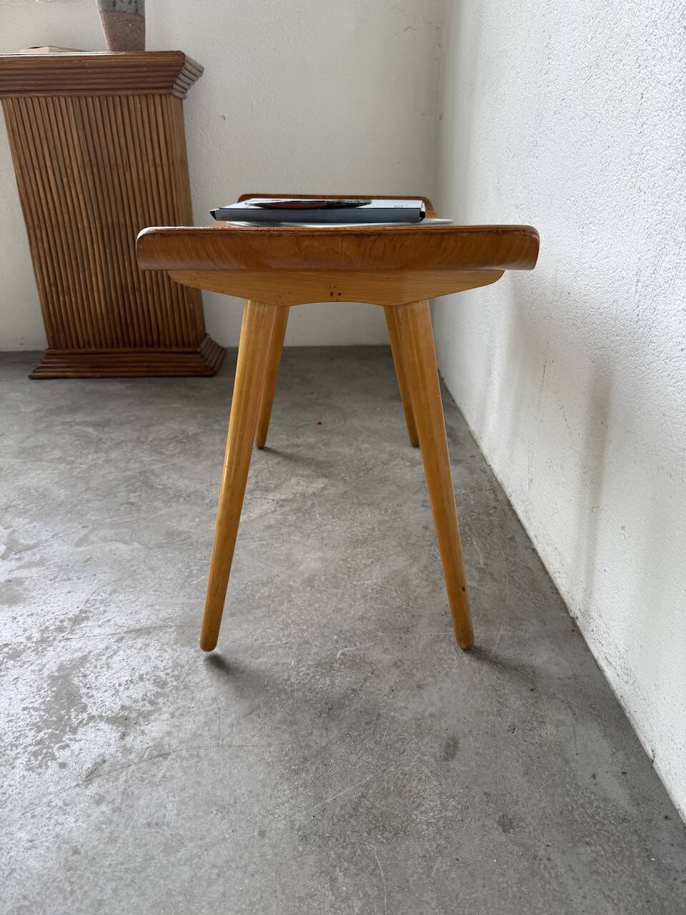 Baumann oak console coffee table from the 60s