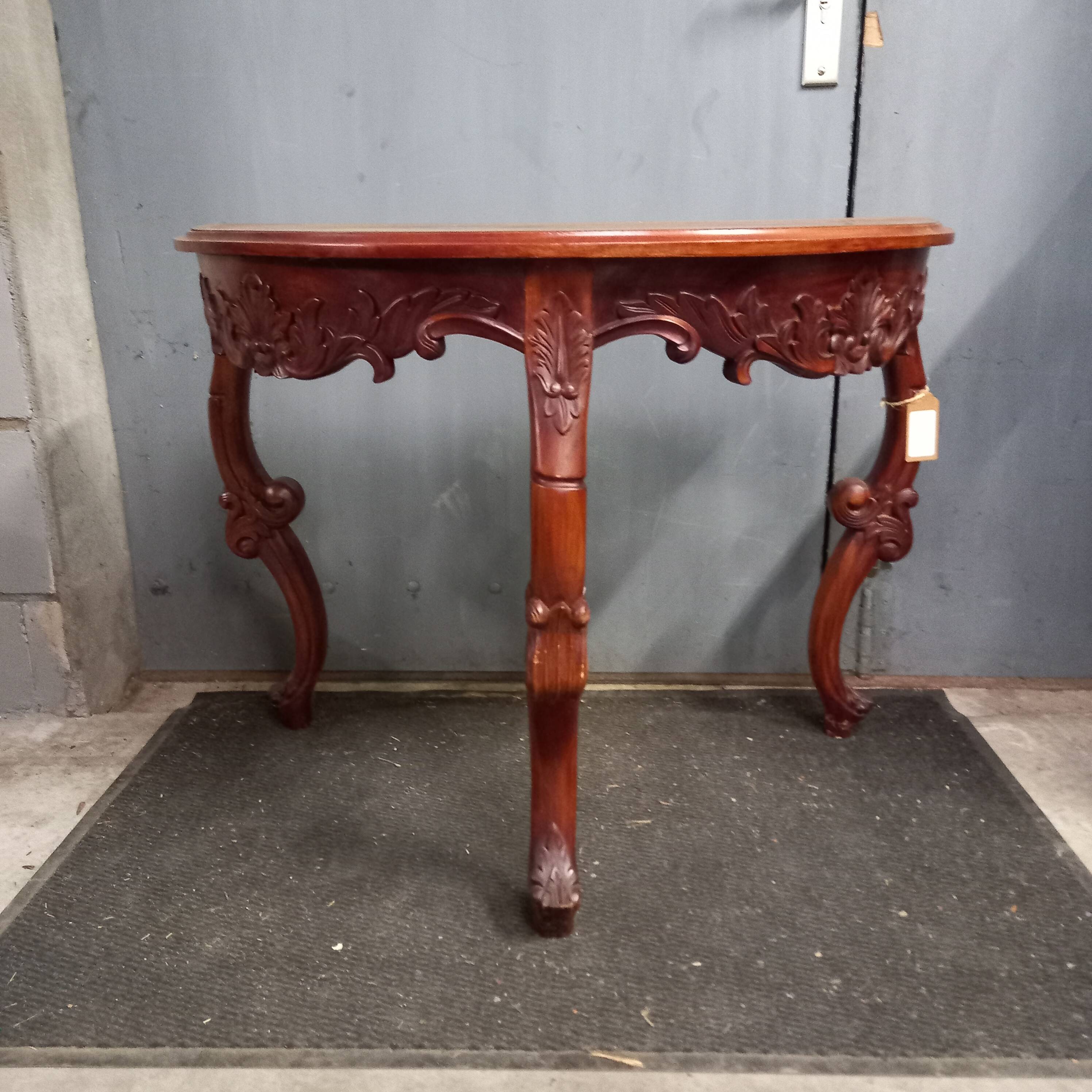 Demi Lune Baroque side table