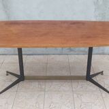 Vintage mahogany table Italian design from the 1960s