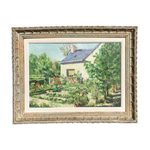 Huile sur toile 1953 Jardin d’été