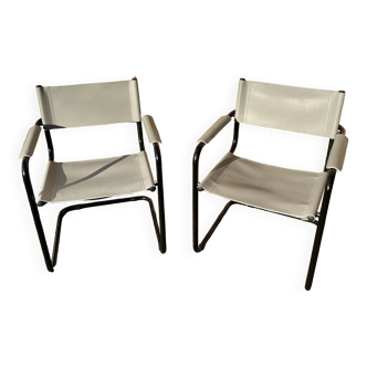 Duo de chaises design attribué à Mattéo Grassi