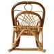 Fauteuils à bascule pour enfants en bambou, style moderne du milieu du siècle, Italie, années 1960