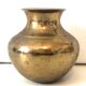 Vase laiton doré