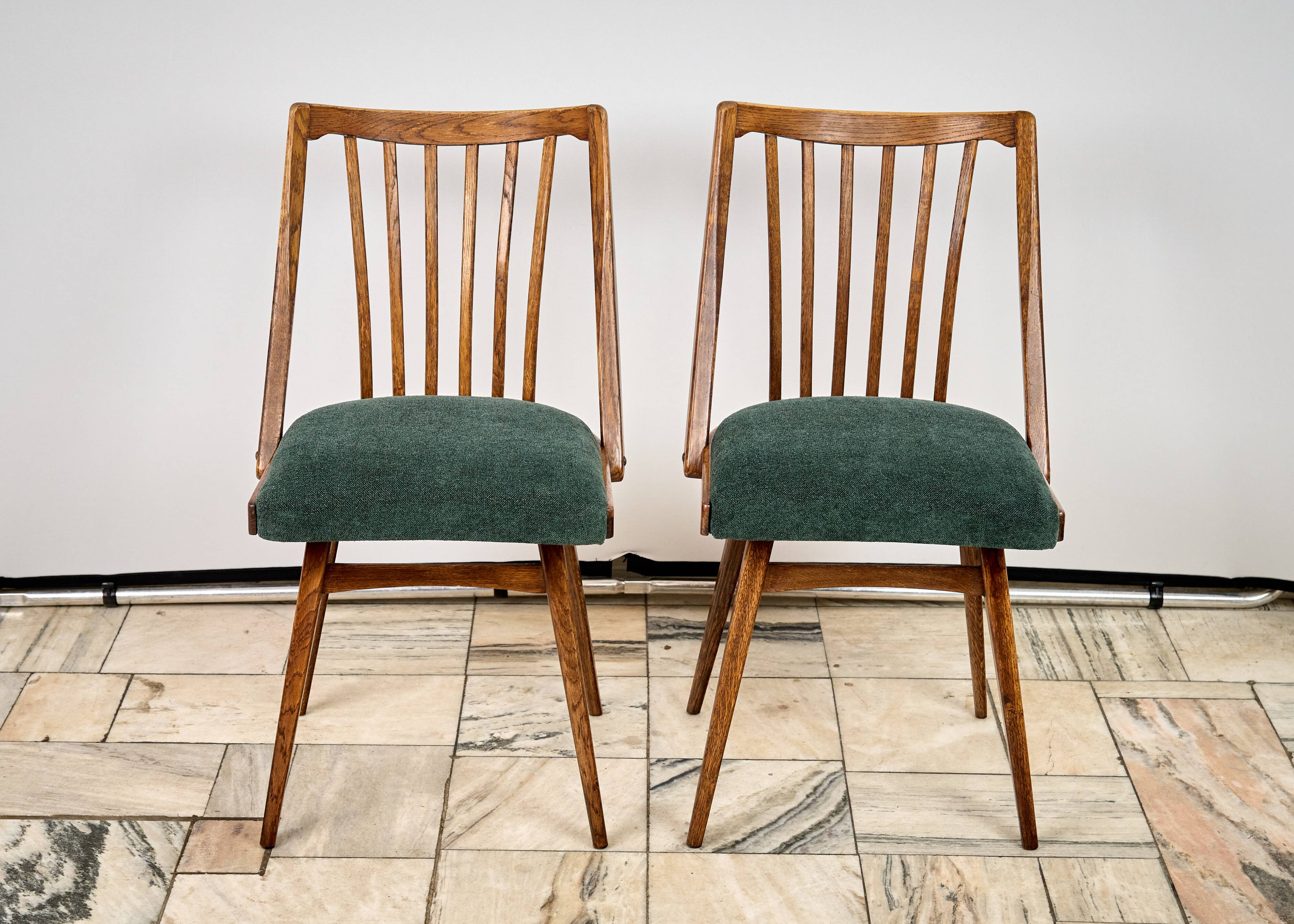 Set of Four Oak Chairs by Antonín Šuman, 1960s, Czechoslovakia
