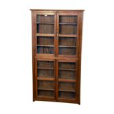 Showcase in natural Burmese teak