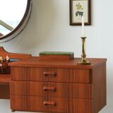 Dressing table - round mirror - 60s