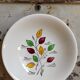 Seven vintage plates in fine earthenware from Gien service Gentilly
