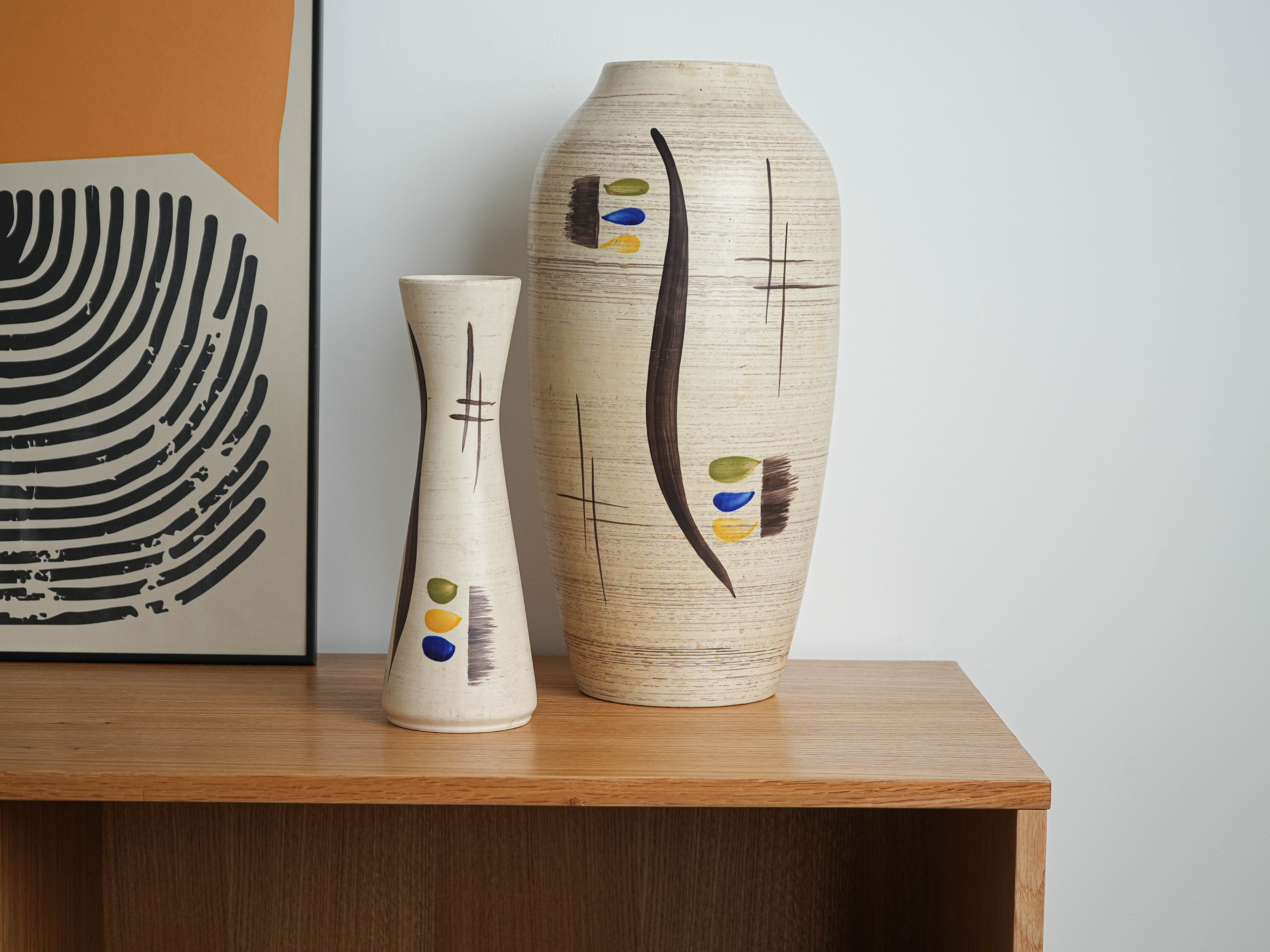 Ceramic vase, German design, 1970s, made in West Germany