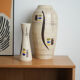 Ceramic vase, German design, 1970s, made in West Germany