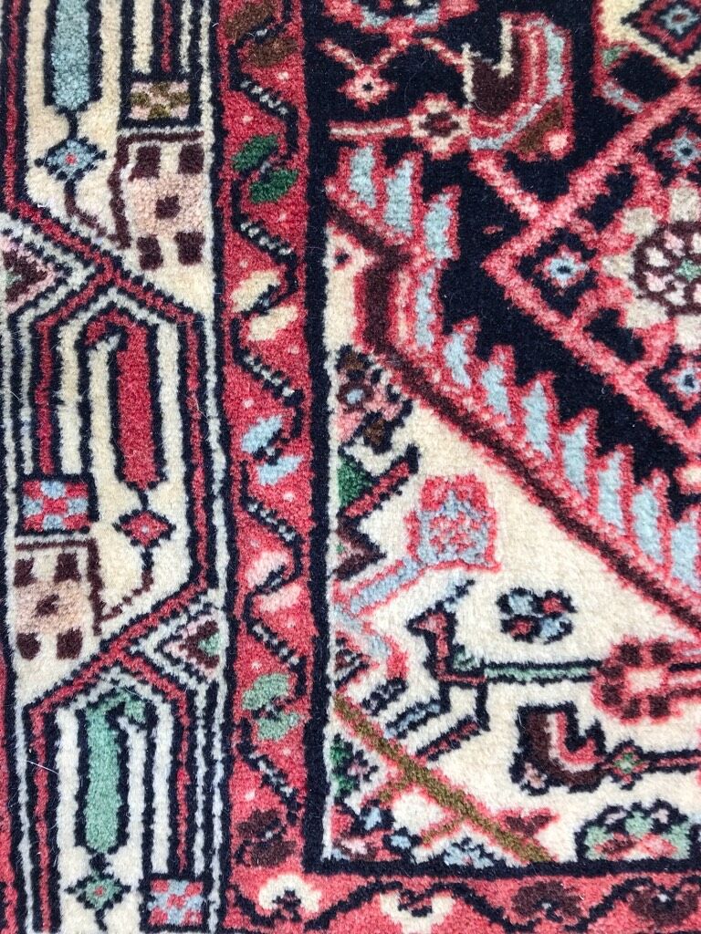 Persian hamadan carpet 75x128cm