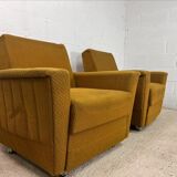 Set of 2 vintage armchairs
